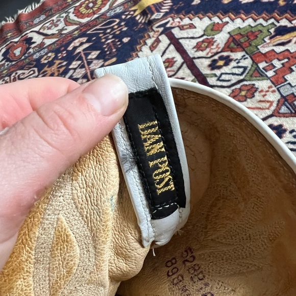 Vintage Dan Post White Cowboy Boots, size 8.5 - Picture 8 of 8